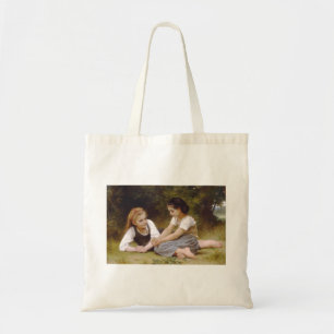 Les Noisettes: Jonge meisjes verzamelen hazelnoten Tote Bag