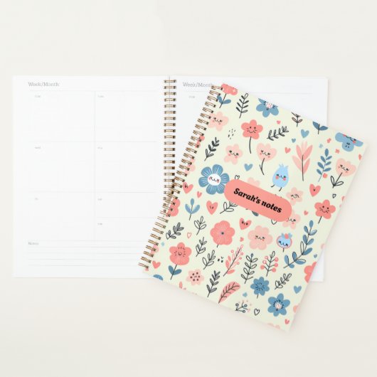 Les notes de Sarah Cute Floral (Devant avec enveloppe)