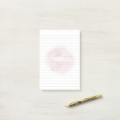 Les notes Post-It® The Kiss (Sur un bureau)