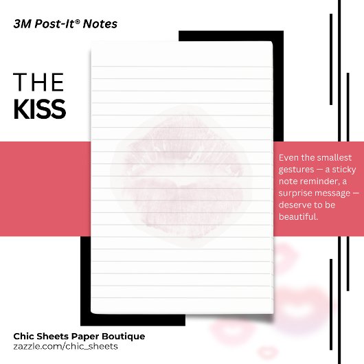 Les notes Post-It® The Kiss