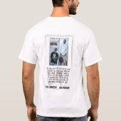Les notes - T-shirt de carte de visite (Dos)