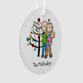 Les nouveaux parents d'une petite fille Ornament d (devant)
