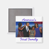 Les Obama : le 1er aimant familial de l'Amérique (Recto/Verso)
