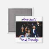 Les Obama : le 1er aimant familial de l'Amérique (Recto/Verso)