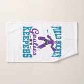 Les objectifs de hockey sur gazon sont des gardien (Serviette à main)