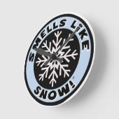 Les odeurs aiment la neige ! Horloge ! (Angle)