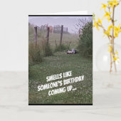 Les "odeurs carte aiment anniversaire" (Fleur jaune)