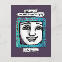 Les Oiseaux Chantaient Carte Postale