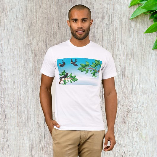 Les Oiseaux Dans Un T-shirt Arbre