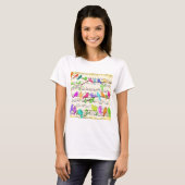 Les oiseaux musicaux colorés T-shirt Printemps (Devant entier)