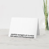 les oiseaux ne demeurent pas carte (Dos)