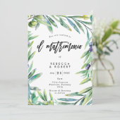 Les olives toscanes italiennes faire-part de maria (Debout devant)