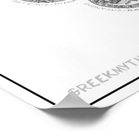 Les Olympiens - affiche greekmythcomix (Coin)