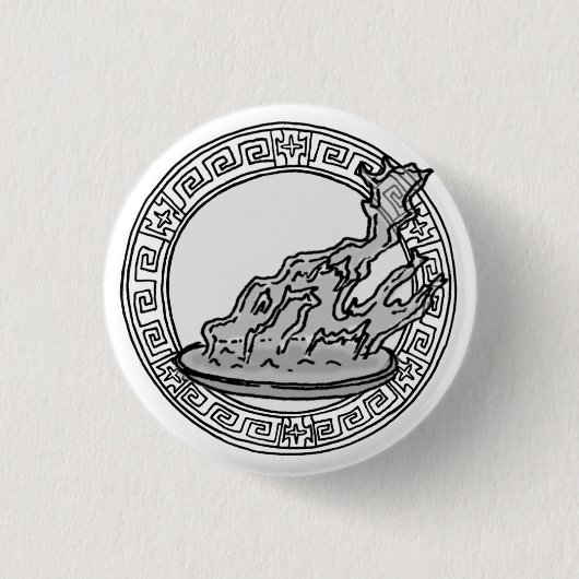 Les Olympiens ! Symbole Hestia / Vesta badge (Devant)