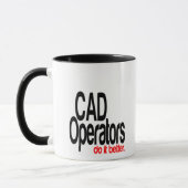 Les Opérateurs CAD Le Font Mieux Plaisanter Mug (Gauche)