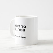 Les options peuvent varier Mug drôle (Devant gauche)