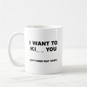 Les options peuvent varier Mug drôle (Gauche)