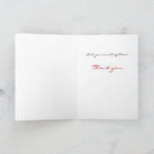 Les organisateurs sont de grands cartes de remerci (Intérieur)