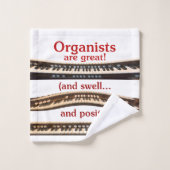 Les organistes sont grand ensemble de serviette (Gant de toilette)