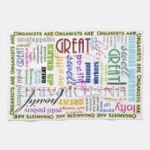 Les organistes sont… serviette de thé (Horizontal)