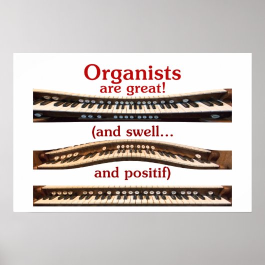 Les organistes sont superbe affiche (Devant)