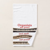 Les organistes sont superbe ensemble de serviettes (Serviette à main)