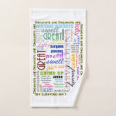 Les organistes sont tout (Serviette à main)