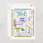 Les organistes sont tout carte postale (Devant / Derrière)