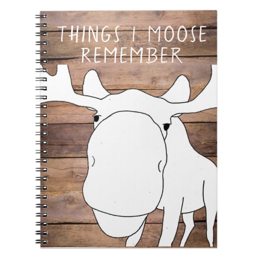 Les orignaux des choses I se rappellent le carnet (Devant)