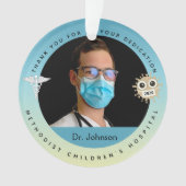 Les ornements de Noël à thème du docteur Médicale (devant)