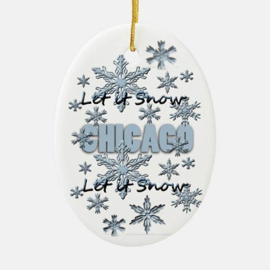 Les ornements de Noël de Chicago (Devant)