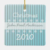 Les ornements de Noël du 1er bébé (Dos)