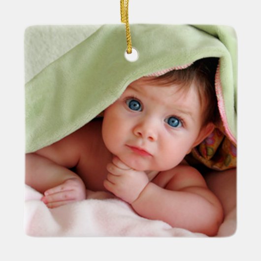 Les ornements de Noël du 1er bébé (Devant)