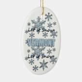 Les ornements de Noël du Vermont neige (Droite)