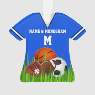 Les ornements de sports ont personnalisé votre