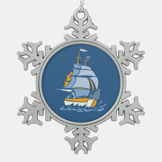 Les ornements personnalisés des voiliers (Devant)