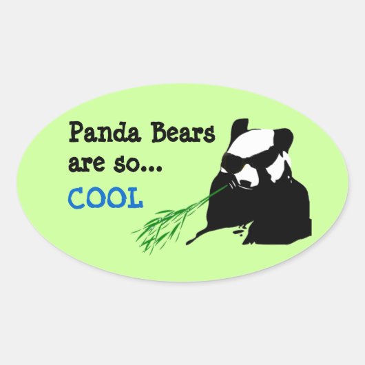 Les Ours De Panda Sont Si Cool Stickers (Devant)
