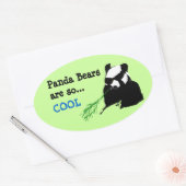 Les Ours De Panda Sont Si Cool Stickers (Enveloppe)