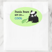 Les Ours De Panda Sont Si Cool Stickers (Sac)