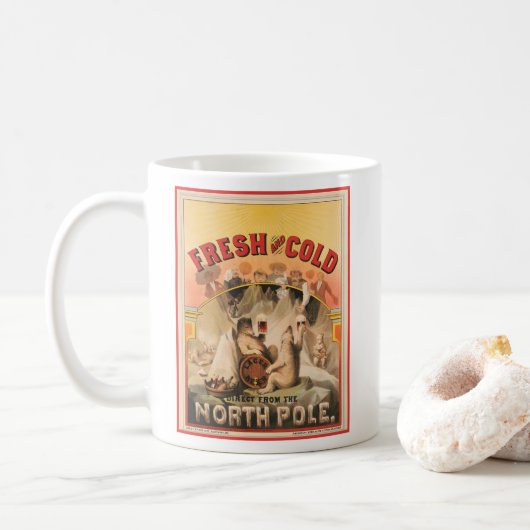 Les Ours Polaires Apprécient Les Mugs De Bière Lag (Avec donut)