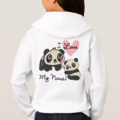 Les pandas I aiment ma Nana (Dos)