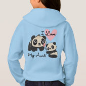 Les pandas I aiment ma tante (Dos)