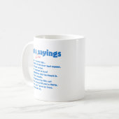 Les papas les paroles préférées mug (Devant gauche)