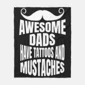 Les papas superbes ont tatouages Couvertures en po (Devant)