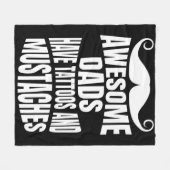 Les papas superbes ont tatouages Couvertures en po (Devant (Horizontal))