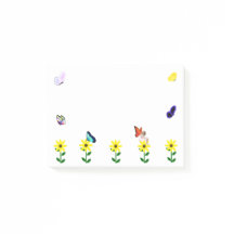 Les papillons et les notes Post-it® des fées