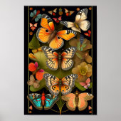 Les papillons | Poster moderne Haeckel (Devant)