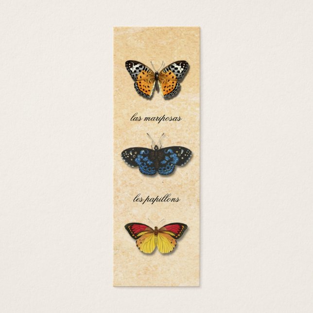 Les Papillons Signet (Devant)