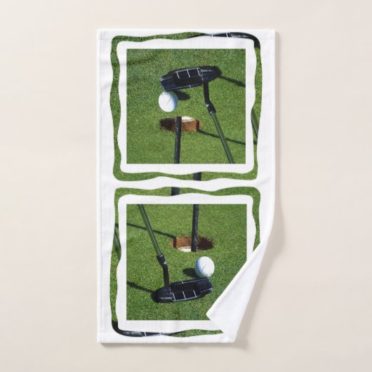 Les Parcours De Golf Font La Part, (Serviette à main)