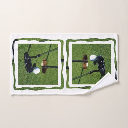 Les Parcours De Golf Font La Part, (Serviette à main)